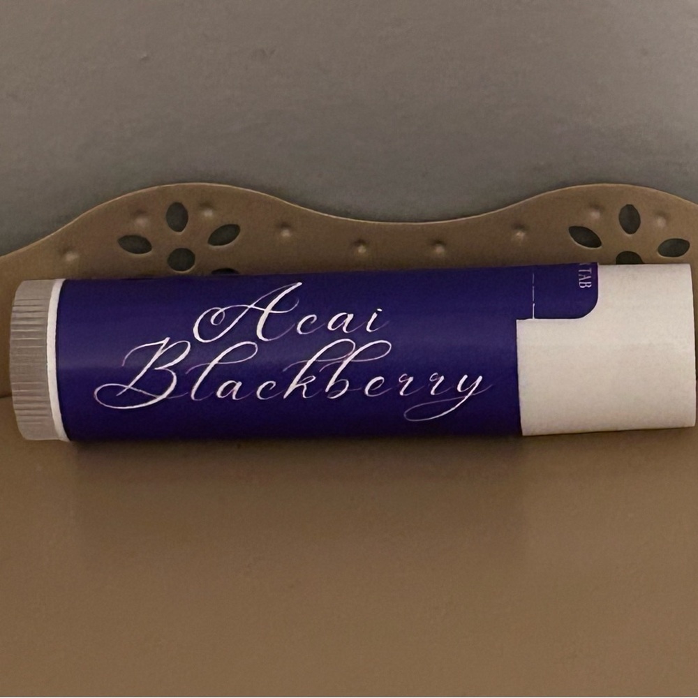 Açai Blackberry Homemade Lip Balm